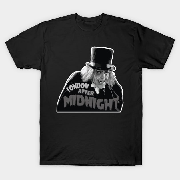 The Man in the Beaver Hat (Black & White) T-Shirt by pentoolarts